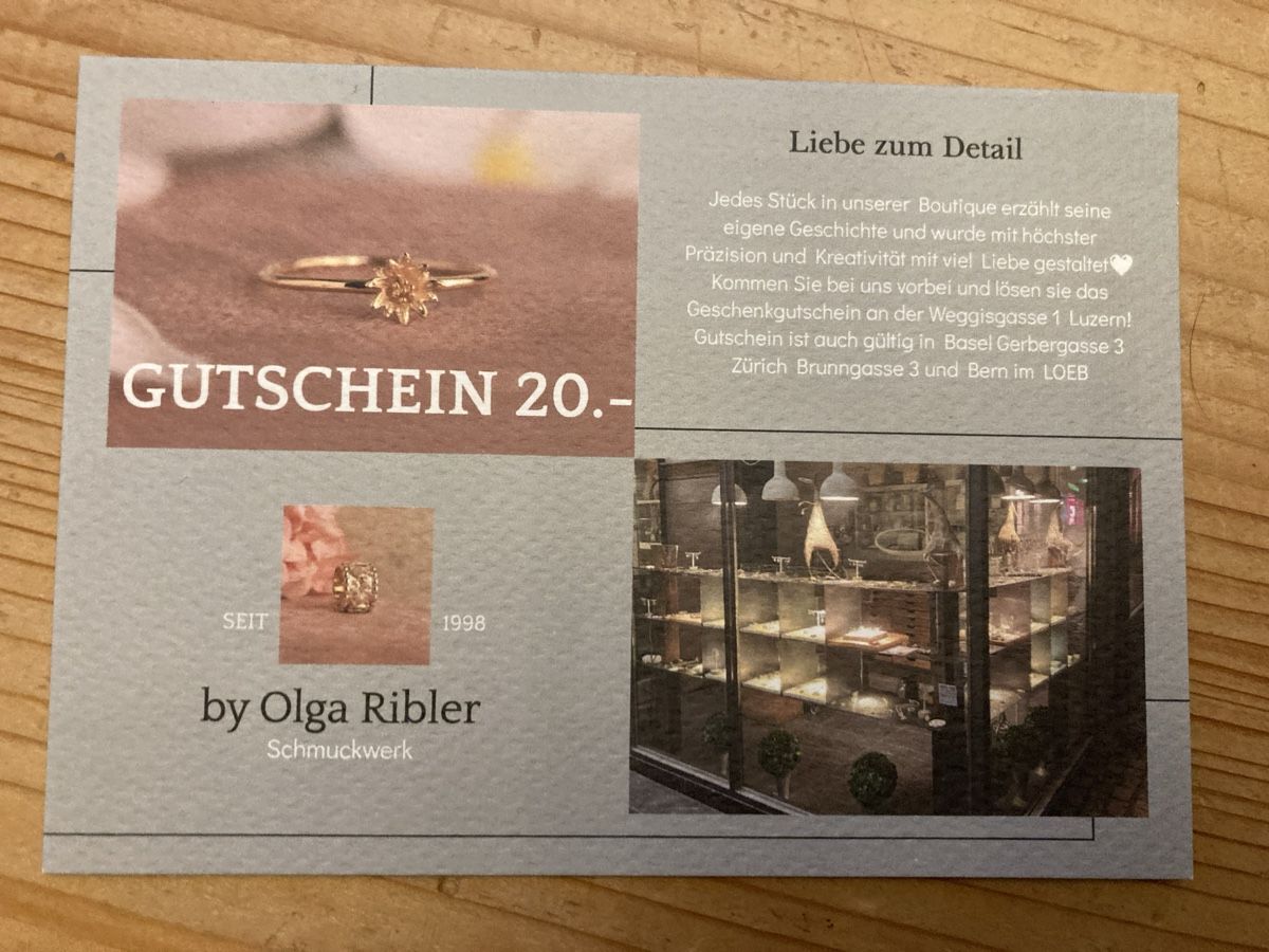 Olga Ribler Anelli: Olga Ribler Fingerring - Gold breit – Nuovo (secondo la descrizione) da Giswil venduto da Miiichen 2