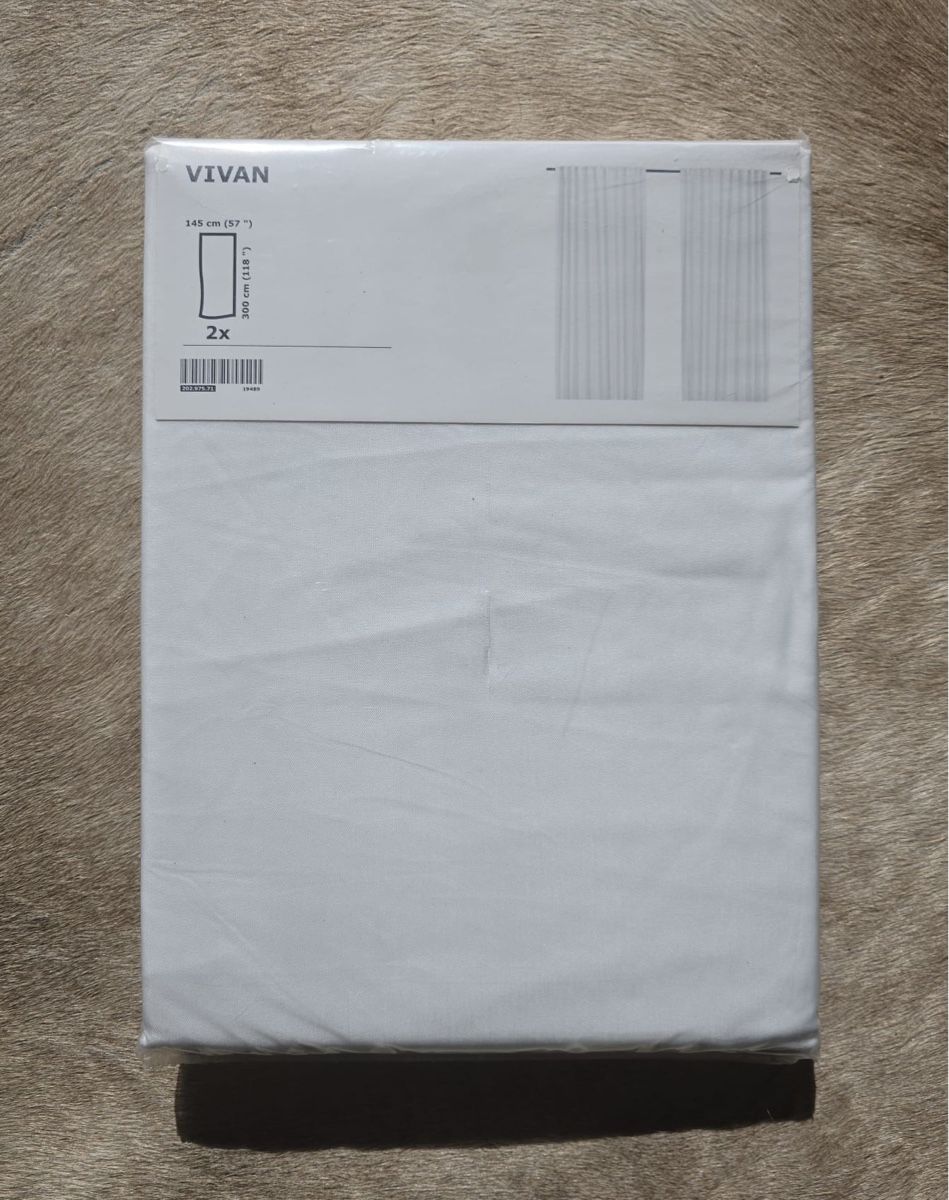 Tende: New IKEA VIVAN Curtains 2x 145x300cm White – Nuovo e nell'imballaggio originale da Zürich venduto da olalinda 1