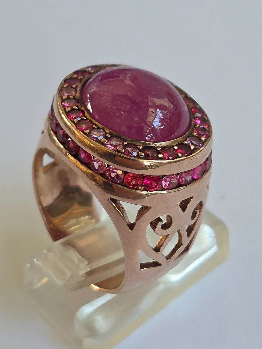 Ringe: Ring mit Rubin und Granaten – Neu (gemäss Beschreibung) aus Zürich von Bieter04