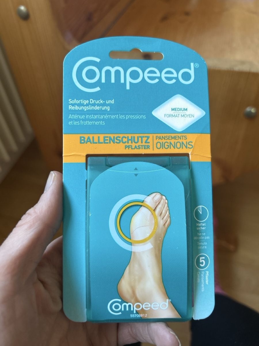 Pedicure: Compeed Ballenschutz Pflaster, Neu, Grösse Medium, 5 Stück – Nuovo e nell'imballaggio originale da St. Gallen venduto da salsera85