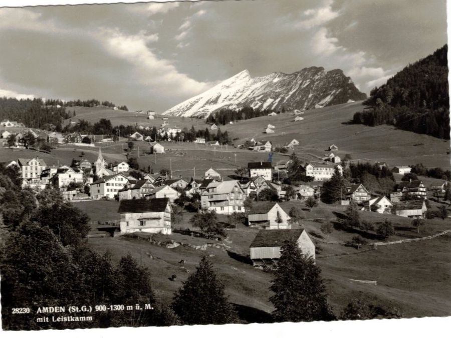 Cartoline postali: Amden  Leistkamm vor 1979 Berge – Usato da Widnau venduto da Seppl480