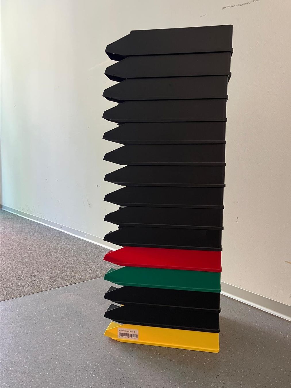 Contenitori & Simili: 15x Briefablage schwarz bunt A4 Briefablagesystem Ablagekorb – Usato da Zürich venduto da Lia107 6