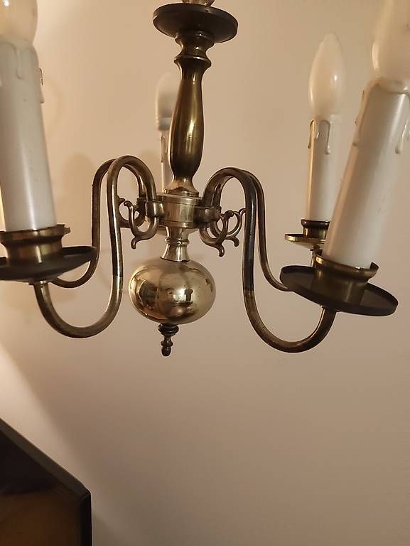 Lampadari & plafoniere: Vintage Messing-Kronleuchter – Usato da Münchenstein venduto da CoraJ 1