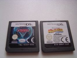 2x DS Nintendo - Cars 2 + Kartz Madagascar