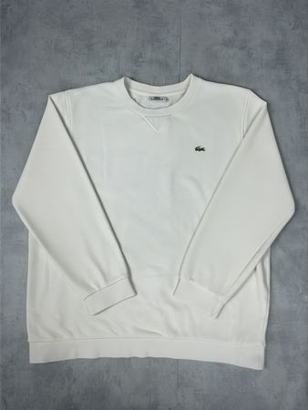 Pull crewneck Lacoste blanc en coton - L homme 