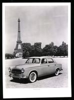 Fotografie Paris, Auto Peugeot 403 mit B
