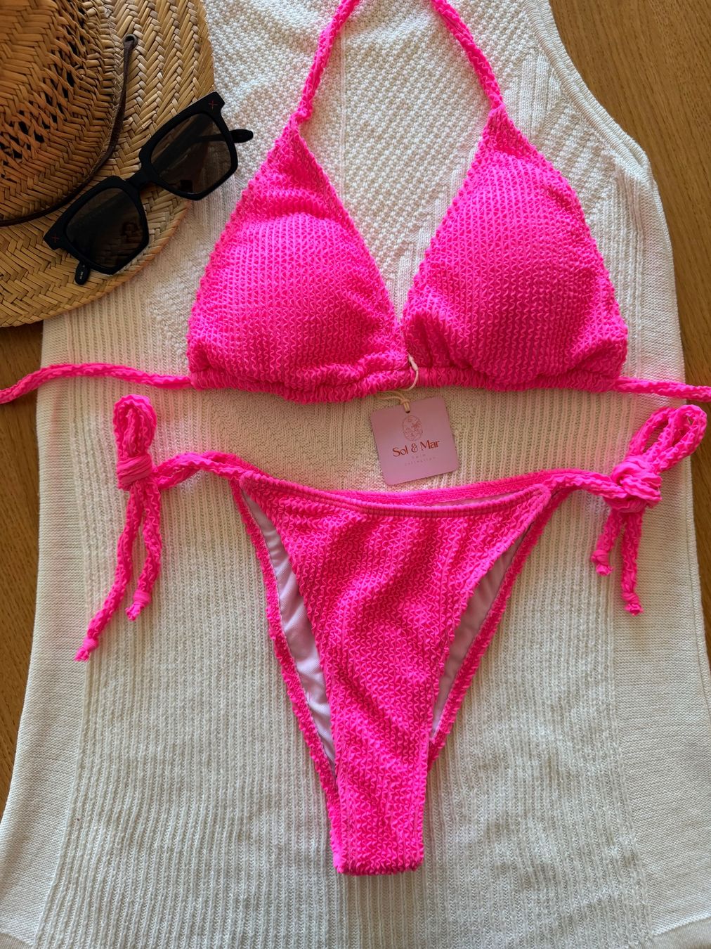 Costumi da bagno & Bikini: 💥SALE!! Bikini Pink Textured Gr. S - Neu - GRATIS VERSAND – Nuovo e nell'imballaggio originale da Gockhausen venduto da van_82kh 2