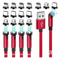 Ladekabel, 360° und 180° drehbar, 5-in-1