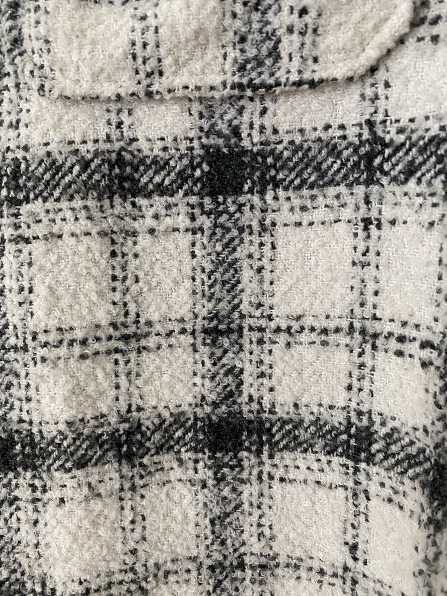 H&M Camicette: Overshirt Plaid Black White – Usato da Zürich venduto da afe_q5ck 2
