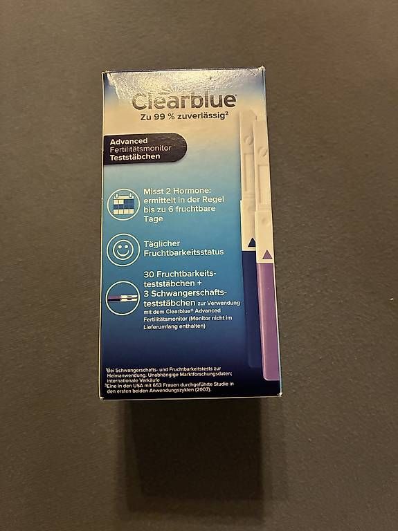 Attrezzature mediche: Clearblue Advanced Teststäbchen Schwangerschaftstest – Nuovo e nell'imballaggio originale da Siegershausen venduto da Paddy218 2