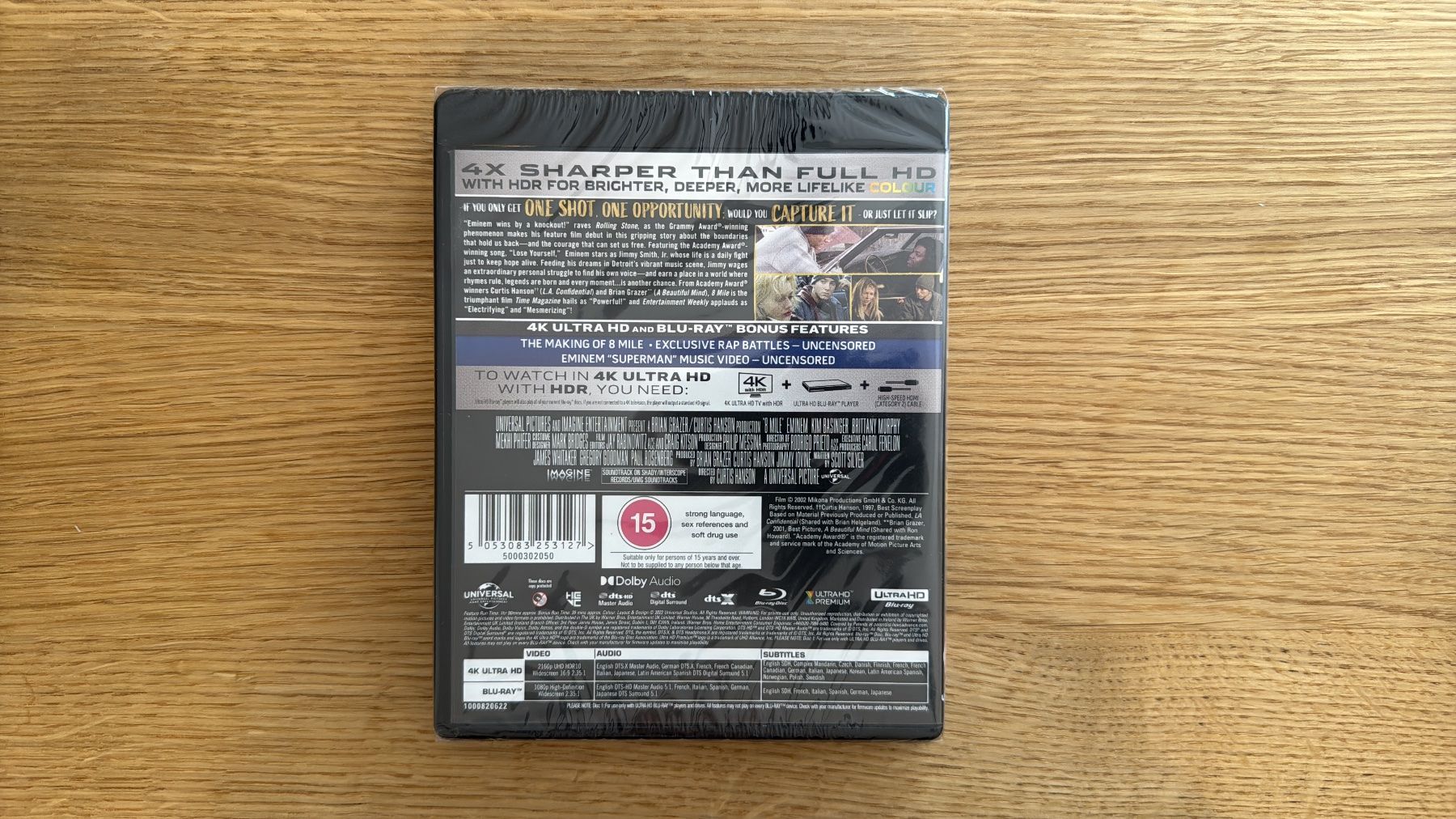 Tutti i DVDs: 8 Mile - 4K UHD Blu-Ray – Nuovo e nell'imballaggio originale da Wallisellen venduto da Art_Vendorlay 1