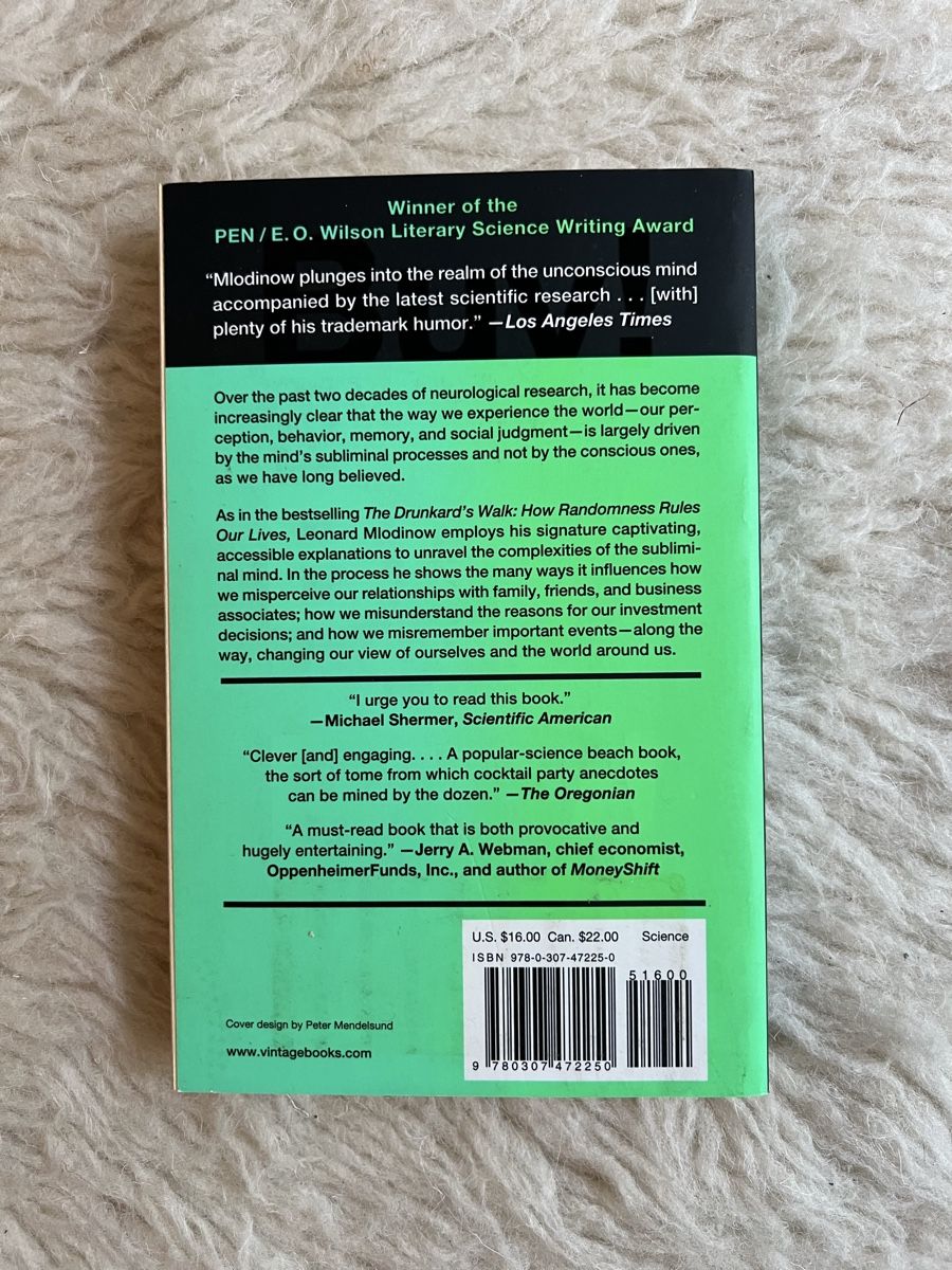 Bücher: Buch How Your Unconscious Mind Rules Your Behavio – Gebraucht aus Zürich von sop_xbd7 1