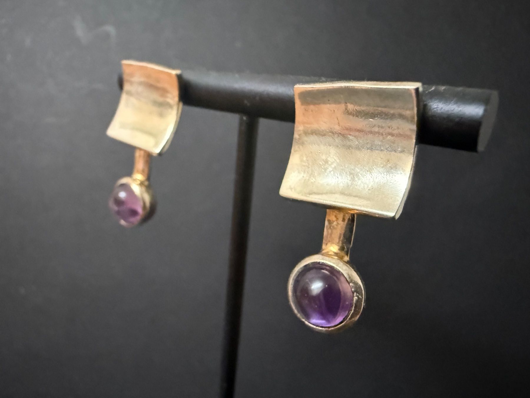 Orecchini pendenti & Orecchini a lobo: Silber Ohrstecker mit Amethyst 925 – Usato da Spiegel b. Bern venduto da Rogger72 2