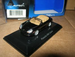 Porsche 996 Cabrio schwarz * Auto Art 1:64