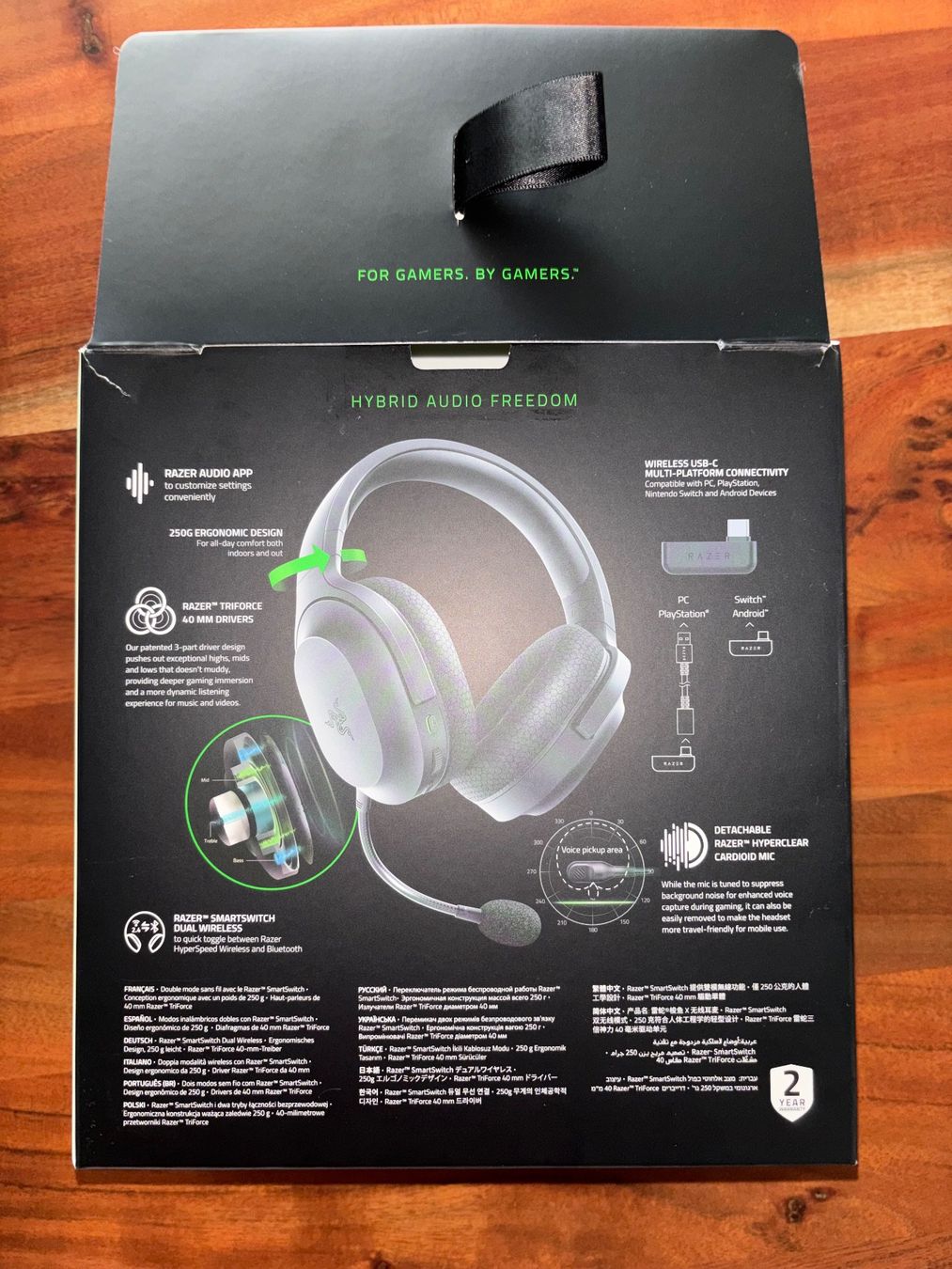 Razer Cuffie: Razer Barracuda X kabelloses Gaming Headset – Usato da Tuggen venduto da mat_c9gc 3