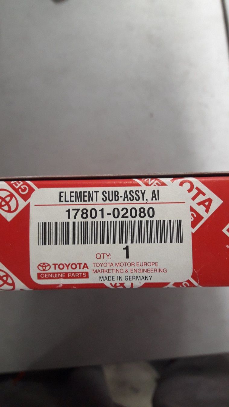Ventilazione: Original Toyota Luftfilter 17801-02080 – Nuovo e nell'imballaggio originale da Flawil venduto da LG-AG_Teilemarkt