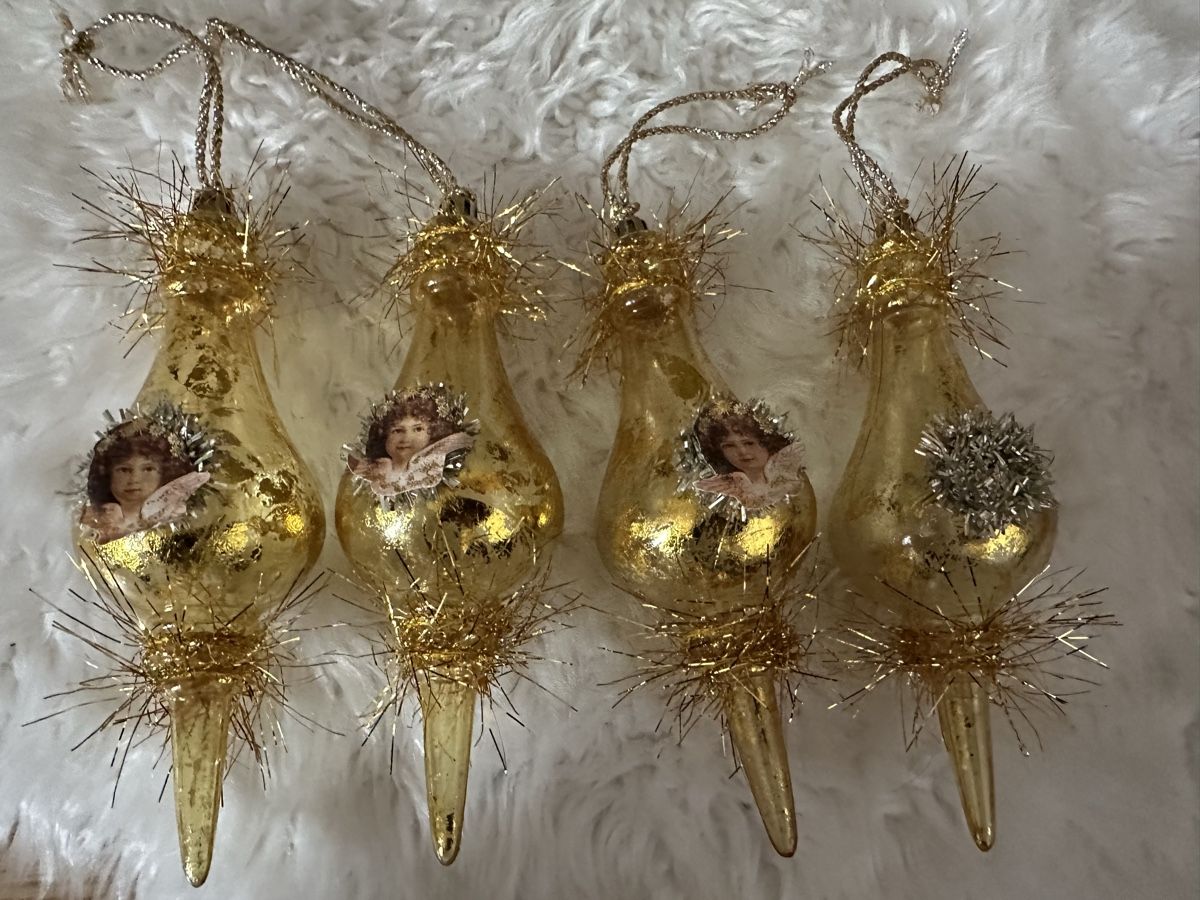 Tutte le decorazioni: 4 vintage Nostalgie Kugeln – Usato da Oberentfelden venduto da vilibrand 1