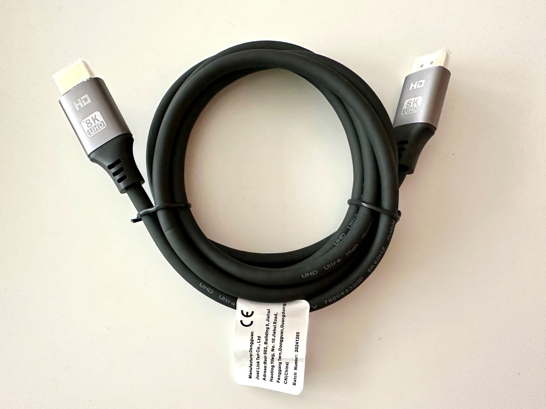 Cavi: 1M - 8K HDMI Cable - UHD High Speed – Nuovo (secondo la descrizione) da Gattikon venduto da Sarahs_Schatzkammer 2