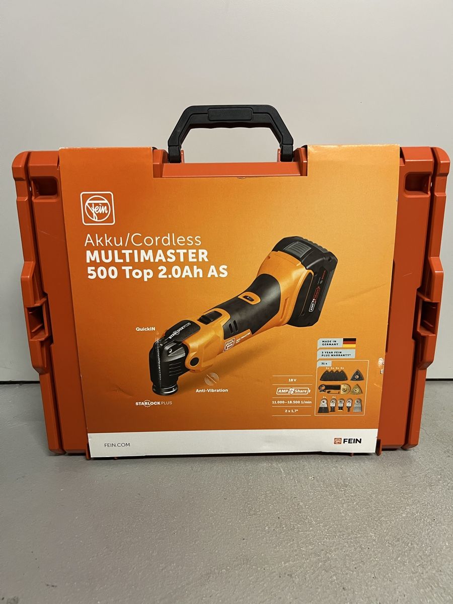 Fein Alle Werkzeuge: Fein 500 MultiMaster – Neu und originalverpackt aus Holziken von 181281 7