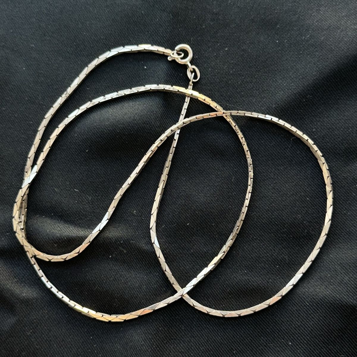 Catenine: Massive Silber 925 Vintage Kette – Usato da Givisiez venduto da dor_xb9k