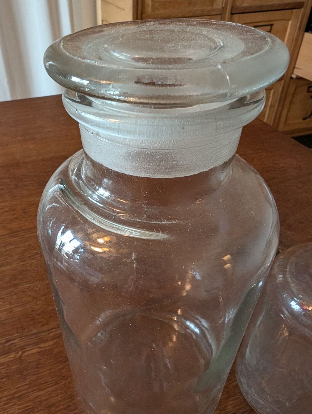 Gläser: 2 Vintage Apotheker Gläser Glasbehälter – Gebraucht aus Bern von Zorro333 2