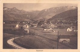 1934, s/w Ansichtskarte "Appenzell"