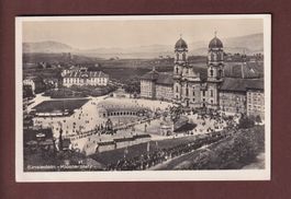 EINSIEDELN - Klosterplatz - Leute - 1926