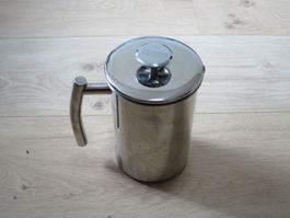 Bialetti Milchschäumer 1l Edelstahl induktionstauglich