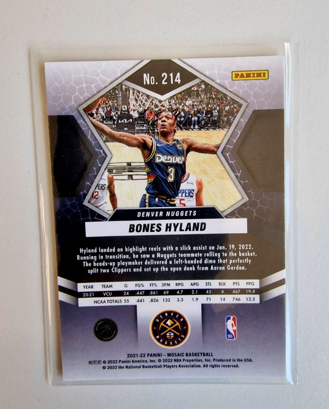 Nba Carte collezionabili: Bones Hyland Denver Nuggets Rookie – Nuovo (secondo la descrizione) da Chavornay venduto da nuno1974 1