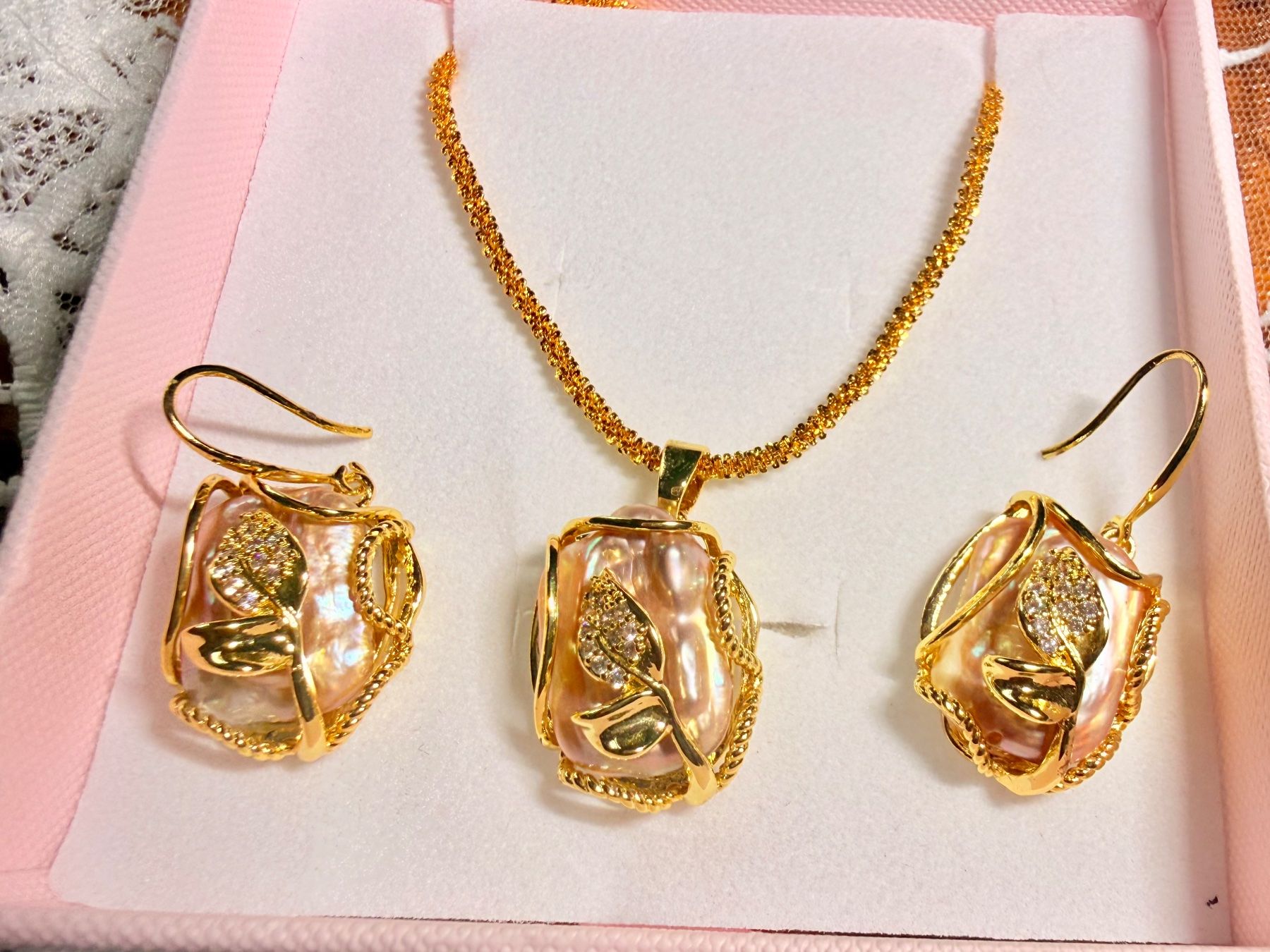 Sonstiger Schmuck: Parure Rose Nomade – Neu und originalverpackt aus St-Maurice von Sandrinette123 4