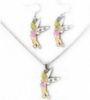 TINKERBELL : collier & boucles d'oreille
