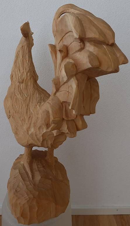 Sculture & Statue: Güggel / Hahn geschnitzt – Usato da Scherzingen venduto da compukoe 4