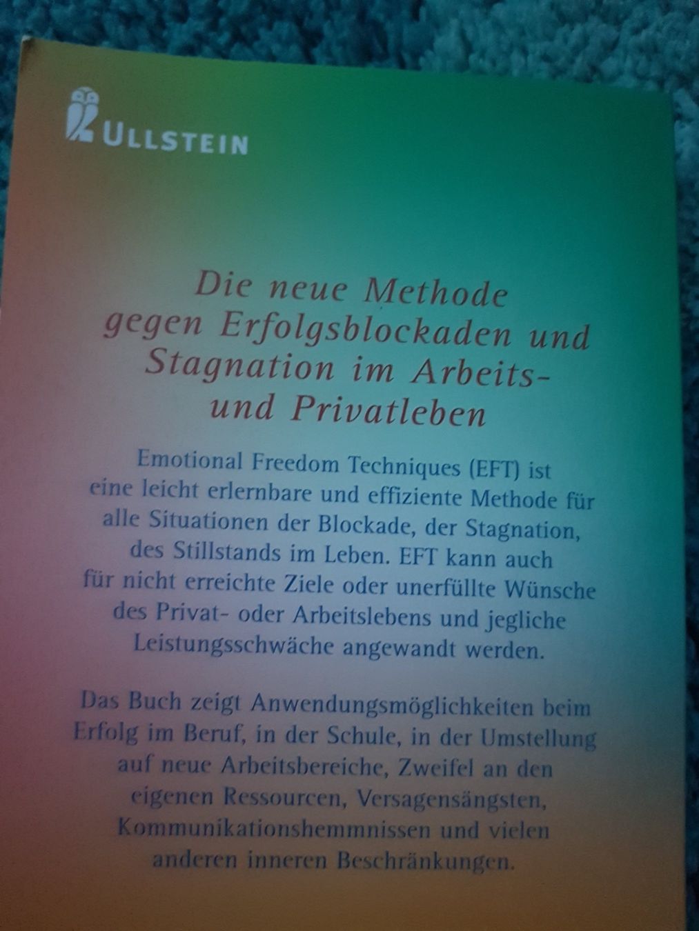 Libri: Blockaden auflösen mit EFT – Nuovo (secondo la descrizione) da Niedergösgen venduto da Happy-7 1