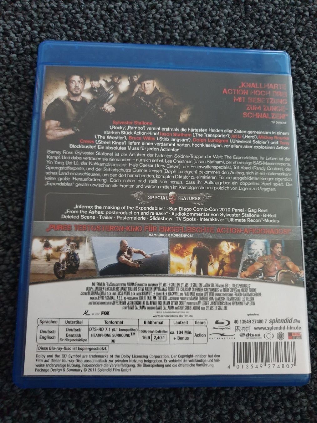 Tutti i DVDs: THE EXPENDABLES – Usato da Ruswil venduto da jan_bxl5 1