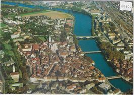 Flugaufnahme Solothurn - Altstadt mit