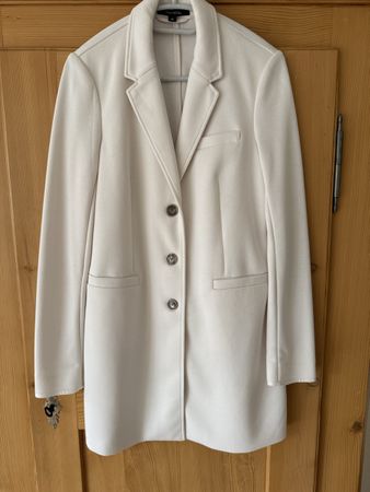 Comma, Blazer weiss Long-Blazer Damen Gr. 38