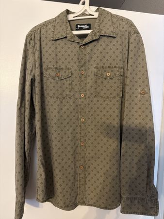 Hemd Desigual Khaki Muster Grösse M guter Zustand