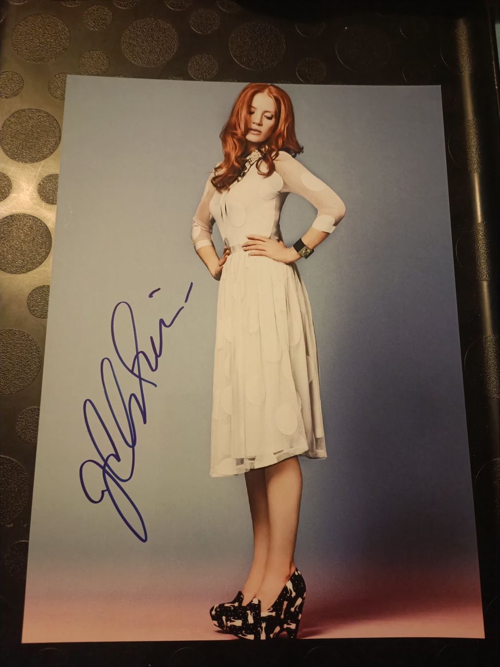 Autografi: Jessica Chastain  - handsigniert - 20x30cm – Usato da Menziken venduto da Artographs