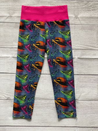 Coole bunte Leggings Gr. 92 Neu