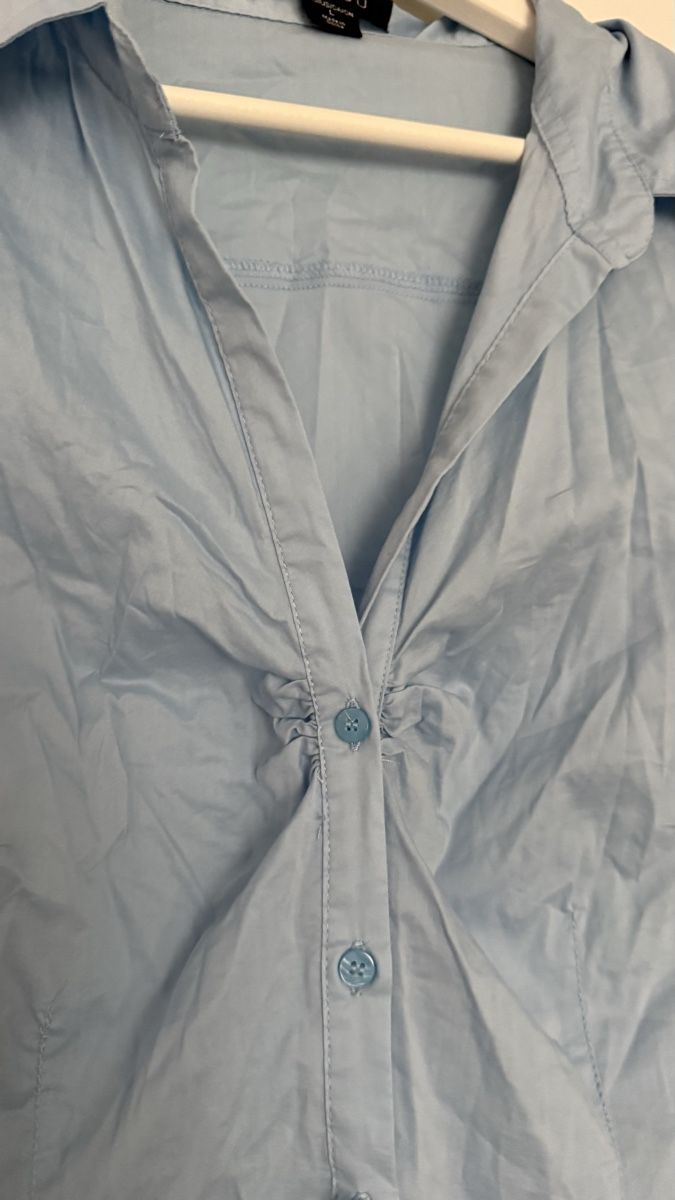 Camicette: Damen Hemd hellblau Grösse L – Usato da Ueberstorf venduto da man_p2fy 1