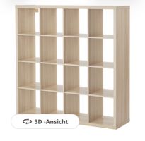 IKEA Kallax Regal 16 Fächer holzoptik