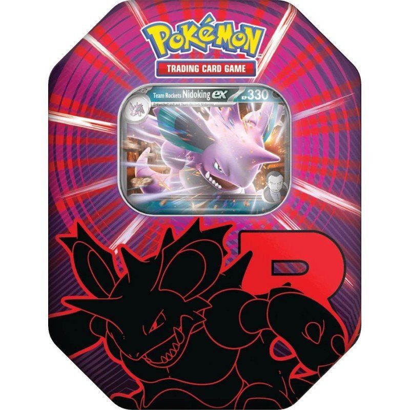 Pokémon Sammelbilder & Trading cards: Team Rocket Tins: Team Rocket's Nidoking ex Tin – Neu und originalverpackt aus Kreuzlingen von Silva_Ludus