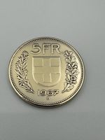 Schweizer 5 Franken Münze 1967 - Sammlerstück