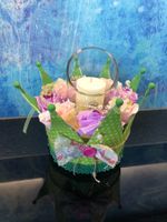 Glasi Hergiswil Blumendeko Shabbydeko Blumen Vintageblumen