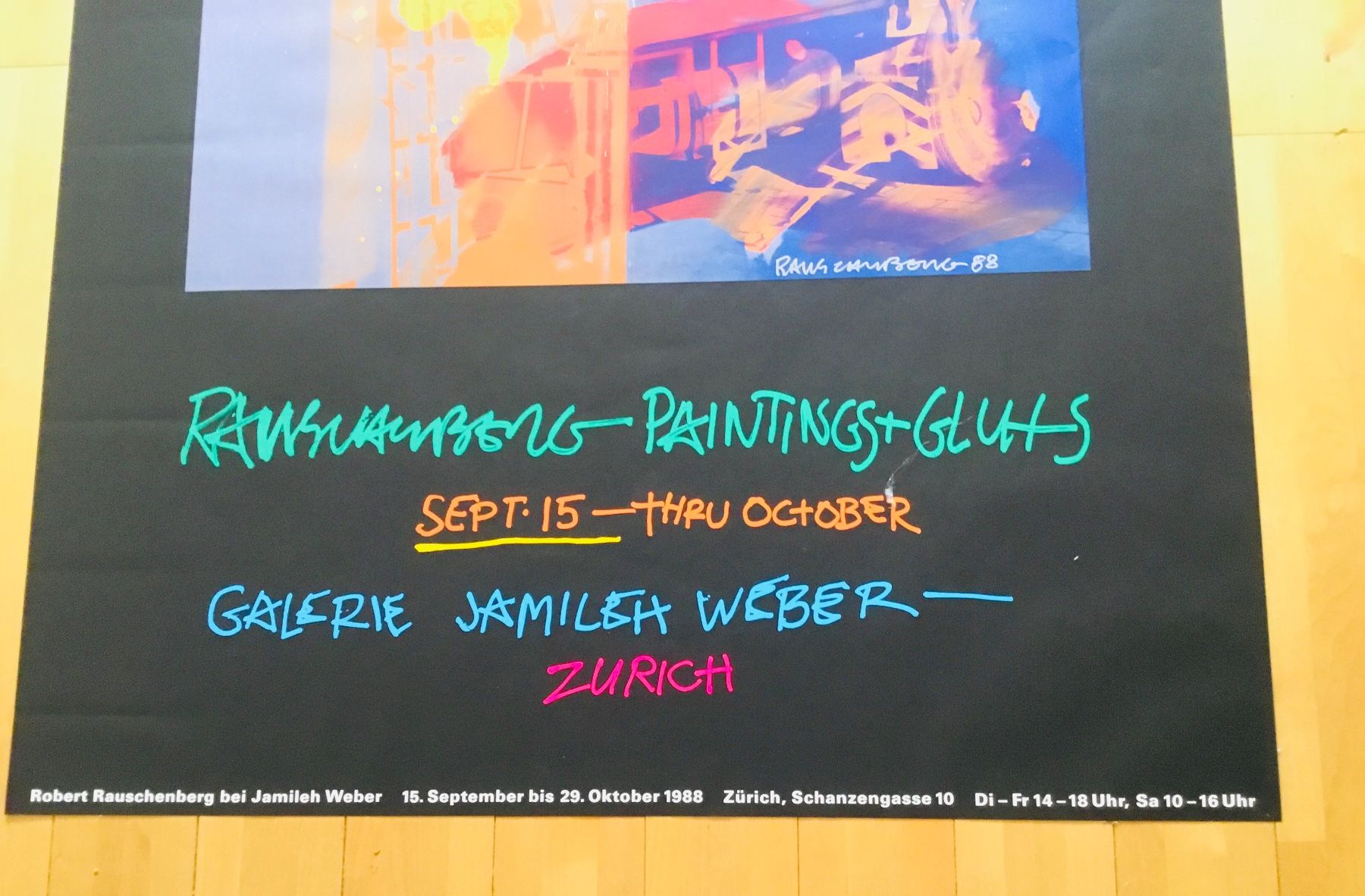 Poster & Bilder: Rauschenberg, Paintings and Gluts – Gebraucht aus Horgen von Valibelle2019 1