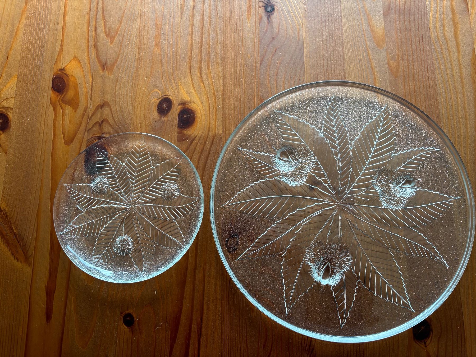 Servierplatten: Glasplatten gross und klein – Gebraucht aus Arlesheim von sandrahenning