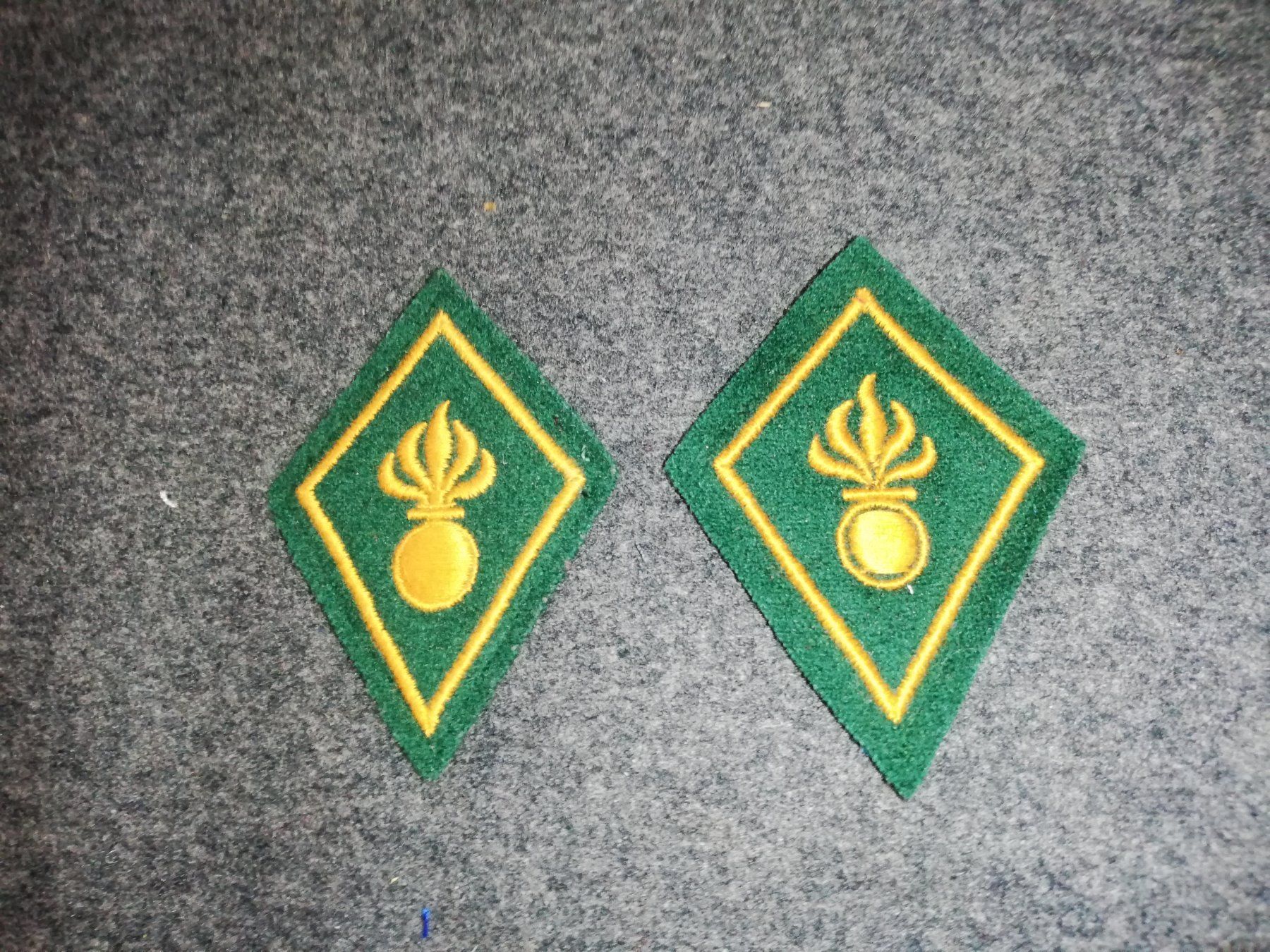 Schweizer Armee Plaketten & Abzeichen: Insignes de col Armée Suisse – Gebraucht aus Romanel-sur-Lausanne von A559JBB
