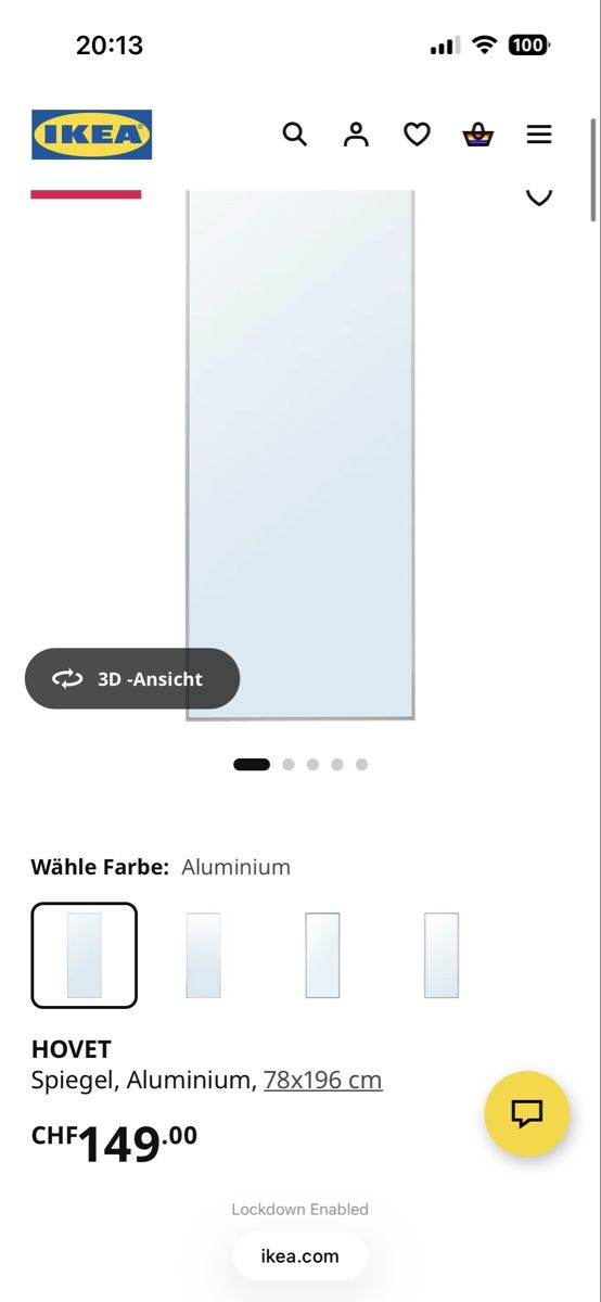 Ikea Specchi: Ikea mirrors (2x) – Usato da Zürich venduto da sibruno 1