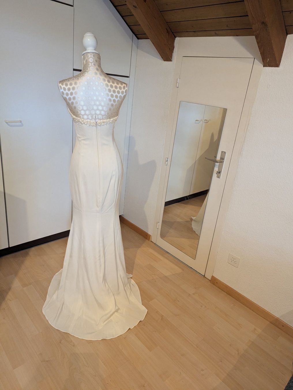 Vestiti: Abendkleid / Hochzeitskleid in Off-White – Usato da Ebikon venduto da gla_7qgw 3