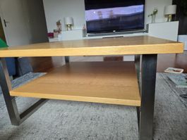 Massivholz Couchtisch